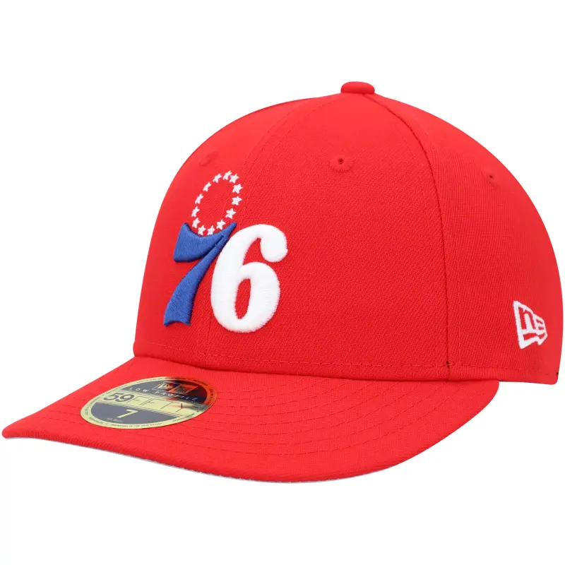 men8217s philadelphia 76ers new era red team low profile 59fifty fitted hat