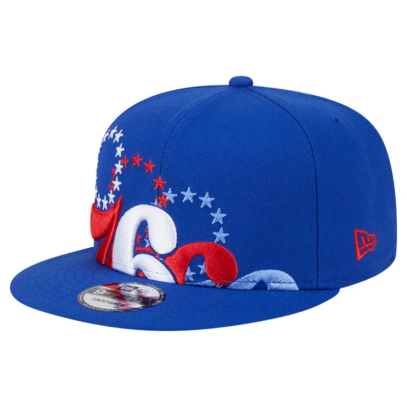 men8217s philadelphia 76ers new era royal sport night team shadow 9fifty snapback hat