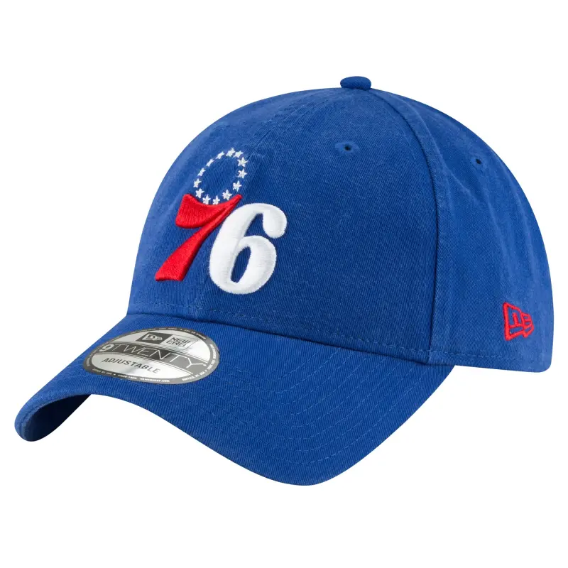 men8217s philadelphia 76ers new era royal team 2.0 9twenty adjustable hat