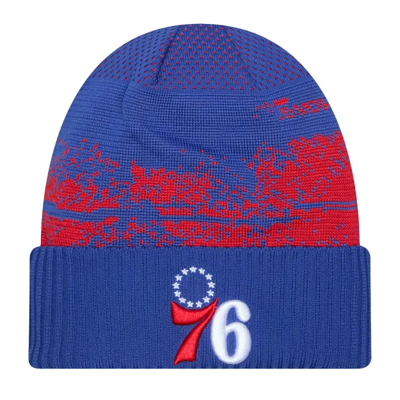 men8217s philadelphia 76ers new era royal tip-off cuffed knit hat