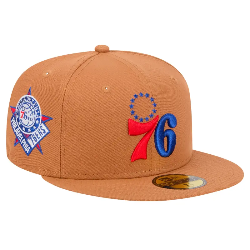 men8217s philadelphia 76ers new era tan color pack 59fifty fitted hat