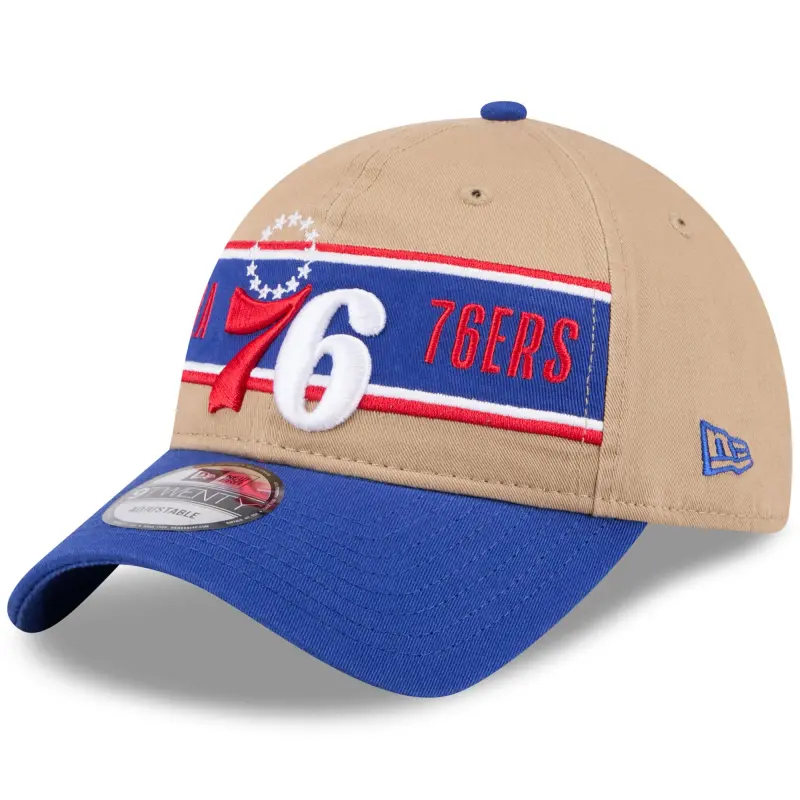 men8217s philadelphia 76ers new era tanroyal 2024 nba draft 9twenty adjustable hat