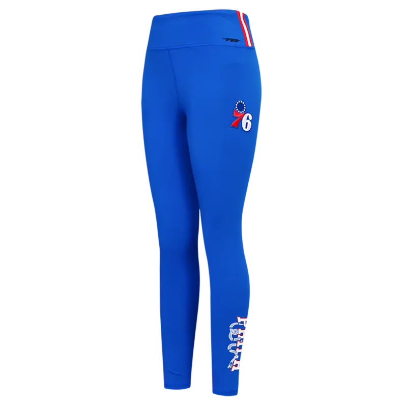 nba philadelphia 76ers classic womens jersey legging royal blue